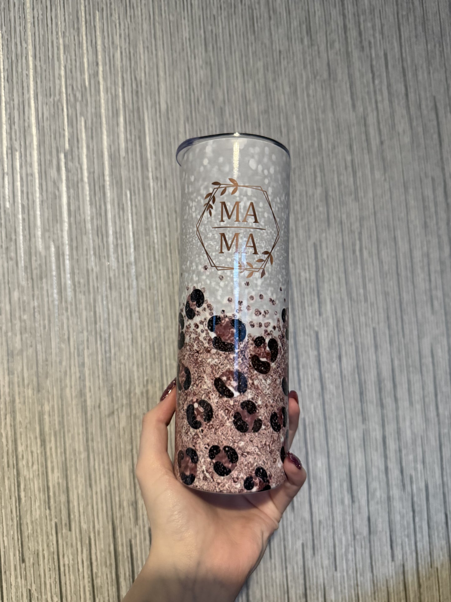 MATCHING mama and mini (Little man) tumbler